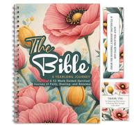 NELXI Bible in a Year 52 Week Study for Women, Daily Bible Study for Women Guide, Devotional Notebook Workbook, Spiritual Companion & Journal for Beginners, Adults & Ados, Christian Books for Women