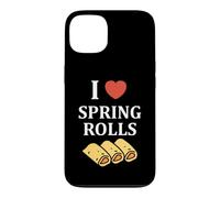 Nem Food Funny Simple Quote I Love Spring Rolls Coque pour iPhone 13