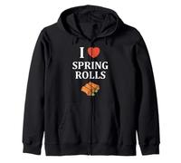 Nem Food Funny Simple Quote I Love Spring Rolls Sweat à Capuche