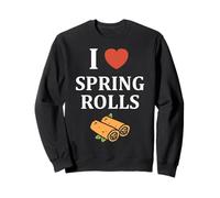 Nem Food Funny Simple Quote I Love Spring Rolls Sweatshirt
