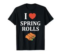 Nem Food Funny Simple Quote I Love Spring Rolls T-Shirt