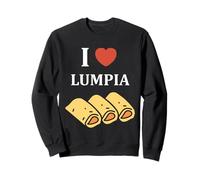 Nem Food Funny Spring Roll Simple Quote i Love Lumpia Sweatshirt