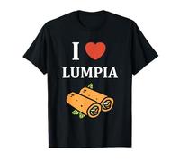 Nem Food Funny Spring Roll Simple Quote i Love Lumpia T-Shirt
