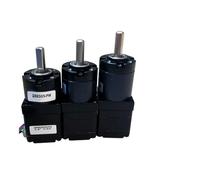 NEMA 11 Stepper electronic starter with planetary gearbox NEMA 11 geared stepper electronic starter 28mm/33mm/50mm NWPNLXEA(NEMA11 33mm,Ratio25-1)