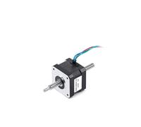 NEMA 17 34mm Non-captive stepper electronic starter 0.22Nm 1.0A with machined M5 thread end Tr8*8 lead screw CZAOINCU(100mm Tr8-4)