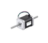 NEMA 17 Non-Captive Stepper Motor 34mm 40mm 48mm 60mm Body Linear Stepper Motor with 100mm 200mm 300mm Tr8 Lead Screw(300mm Tr8-2,NEMA17 48mm)