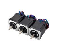 Nema 17 Stepper electronic starter 48mm 59Ncm 42 electronic starter Nema17 Step electronic starter 2A 1m Cable 4-lead RUAJOGYNVM(17HS19-2004S1 x 3pcs)