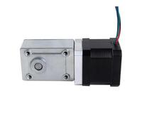 Nema 17 Stepper electronic starter Worm Gear electronic starter Ratio 40:1 2.1Nm 1.68A Square Worm Gearbox for Milling Machine IDGTTLDF