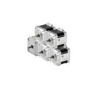 Nema 17 Stepper Motor 0.42N.m 1.7A 2 Phase 40mm Stepper Motor 4-lead for 3D printer CNC Engraving Milling Machine(17CS04A-3pcs)