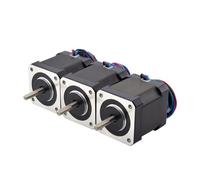 Nema 17 Stepper Motor 48mm 59Ncm/84oz.in 4-lead 42 Motor Nema17 Step Motor 2A 1m Cable for DIY 3D Printer CNC Robot(17HS19-2004S1 x 3pcs)