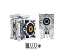 Nema 23 34 Worm Gear Reducer NMRV030 NMRV040 High Torque Gearbox dc electronic starter Reducers Input 11/14mm Ratio 5:1/100:1 IINKUEYK(Ratio20,RV030 for nema23)