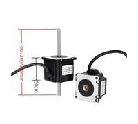NEMA 23 Non-captive stepper electronic starter 57 linear stepper electronic starter with T8*4 lead screw 3A 1.2Nm high torque IINKUEYK(NEMA23 50mm,200mm lead screw)