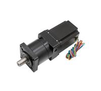 NEMA 23 stepper electronic starter 2.5NM with Planetary gearbox 4:1/6:1/10:1 ratio PX57 reducer electronic starter length 100mm 3A 4 wire IINKUEYK(Ratio 1 to 6)