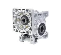 Nema 42 Stepper electronic starter Worm Gearbox NMRVS50 Speed Reducer with 19mm Input Gear Ratio 5:1/10:1/15:1/20:1/30:1/50:1 ICXLPMC(Ratio 50 to 1)