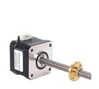 Nema17 Stepper Motor T8 Lead 2/4/8MM Screw 300MM Length Z Axis 1.8 Degrees 17HS3401S-T8 1.3A 28N.CM For 3D Printer Monitor(17HS3401S-T8x2-300mm)