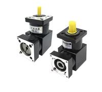 NEMA23 57 Stepper electronic starter 90 Degree Right Angle Planetary Reducer Ratio 3:1-216:1 Output shaft 14mm for CNC 60 Flange Servo electronic starter IINKUEYK(Ratio 6,Input6.35 for57Motor)