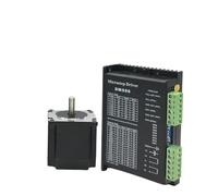 Nema23 Moteur pas à pas et kit de pilote DM556 1,2 Nm 2 Nm 3 Nm | Moteur CNC 57 mm 56/76/112 mm pour routeur CNC/imprimante 3D/graveur (moteur et pilote, 2 Nm)