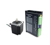 Nema23 Stepper electronic starter Driver Set 2 Phase 4A 1.2Nm 1.6Nm 1.8Nm 4-lead Stepper Driver DM556 5.6A DC20-50V for Cutting Machine IINKUEYK(1.6Nm Kit)