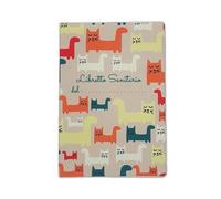 Nemau - Couvre-livret sanitaire pour animaux domestiques - Chats - Caoutchouc expansé - Fabriqué en France - Résistant et durable - Modèle chat beige