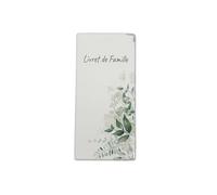 Nemau - Étui Livret de Famille - Protège-Livret Officiel en Gomme Expansée - Design Feuillage Printanier - Fabriqué en France - Souple, Imperméable, Élégant - Modèle Feuilles Printanières