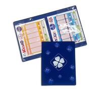 nemau - Pochette Jeux FDJ - Étui Protège-Tickets Loto, EuroMillions, Keno - Porte-Tickets FDJ - Accessoire Idéal Joueurs Française des Jeux - Modèle trèfle - Fabrication Française