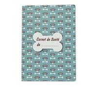 Nemau - Protège Carnet de Santé pour Chats, Chiens et Animaux Domestiques - Gomme Expansée - Fabriqué en France - Durable et Résistant - Modèle Os de Chien