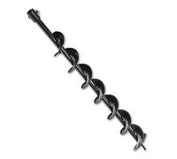 NEMAXX® B60 Tête Tarière Ø60mm 800mm Acier Mèche Hélicoïdale Rechange pour Tarière Sol Poteaux Clôtures, Fixation Boulon Transversal in oulon+Goupille, Compatible EB52, Pas Perceuses Électriques