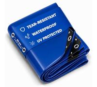 NEMAXX® bâche 450 g/m² 4×5 m Bleue œillets alu imperméable Anti-UV