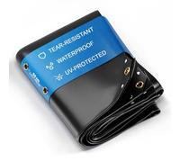 NEMAXX® Bâche Premium Imperméable [300x300cm]-Résistante aux UV [450 g/m²] Bâche de Camion avec Œillets,Bâche en PVC pour Bois,Jardin,Toit & Construction-Bâche de Protection Hivernale-Noir-9m²