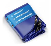 NEMAXX® Bâche Premium Imperméable [500x800cm]-Résistante aux UV [650 g/m²] Bâche de Camion avec Œillets,Bâche en PVC pour Bois,Jardin,Toit & Construction-Bâche de Protection Hivernale-Bleu-40 m²