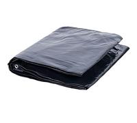NEMAXX® Bâche Premium Imperméable [600x1000cm]-Résistante aux UV [450 g/m²] Bâche de Camion avec Œillets,Bâche en PVC pour Bois,Jardin,Toit & Construction-Bâche de Protection Hivernale-Noir-60m²