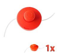 Nemaxx FS1 bobine avec jog automatique double cordon de tête coupe de tonte accessoires fil nylon rouleau Bobine de rechange pour débroussailleuse - Orange