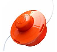 NEMAXX® Tête de Coupe pour Débroussailleuse [TÊTE DE Coupe Filetage M10] - Bordures Tête de Coupe - Tête Bobine pour Débroussailleuse-Bobine Débroussailleuse Tête de Coupe-Bordures - Orange (1 Pièce)