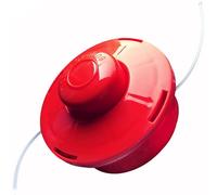 NEMAXX® FS2 Tap & Go tête à Fil (tête de Coupe) - système Semi-Automatique Double Fil - pour débroussailleuse - M10 x 1,25 Filetage à Gauche - 2 mm - diamètre de Coupe 380 mm - Rouge (1 pièce)