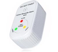 NEMAXX® M10 Mini Détecteur de CO Lot de 1 - Détecteur de Monoxyde de Carbone pour Intérieur avec Batterie Intégrée,Capteur Électrochimique,Durée de Vie de 10 Ans,Alarme 85 DB,Test/Silence,en 50291-1