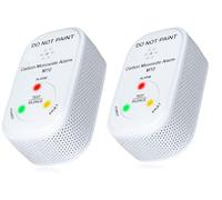 NEMAXX® M10 Mini Détecteur de CO Lot de 2 - Détecteur de Monoxyde de Carbone pour Intérieur avec Batterie Intégrée,Capteur Électrochimique,Durée de Vie de 10 Ans,Alarme 85 DB,Test/Silence,en 50291-1