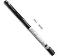 NEMAXX® Rallonge pour Tarière de Sol [1000MM - UNIVERSEL] - Compatible avec toutes les tarières thermiques de diamètre intérieur de tube de 20 mm - Avec goupille de sécurité et en acier - Noir