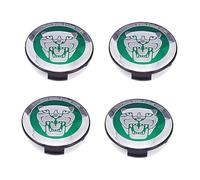 Nemeae Cache-moyeux avec 4pcs 57mm pour Jaguar XF XJ-S XJ-6 X-Type XE S-Type F-Pace F-Type XK8 XK XKR XFR Course Centre de Roue de Voiture Capuchon Capuchon Côte Voiture Badge Emblème Capuchons,A