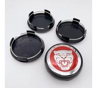 Nemeae Cache-moyeux avec 4pcs 65mm pour Jaguar XF XJ-S XJ-6 X-Type XE S-Type F-Pace F-Type XK8 XK XKR XFR Course Centre de Roue de Voiture Capuchon Capuchon Côte Voiture Badge Emblème Capuchons,A1