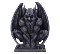 Nemesis Now – Figurine gargouille Adalward – 26 cm, résine peinte à la main, noire, cadeau gothique