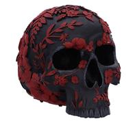 Nemesis Now Crâne de coquelicot – Age of Opium Indifférent – Résine Noir 14 cm