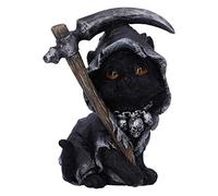 Nemesis Now Amara Grim Reaper Figurine Chat félin Noir 10,2 cm