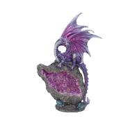 Nemesis Now Figurine de dragon protecteur en améthyste Violet, 22 cm