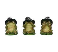 Nemesis Now Trio de Figurines d'animaux des Trois sages en résine, Multicolore, 10 cm