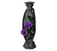 Nemesis Now Anne Stokes Bougeoir en résine Gris Taille Unique 25 cm