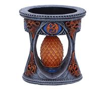 Nemesis Now Anne Stokes Bougie Chauffe-Plat en Forme de cœur de Dragon Gris 6 cm