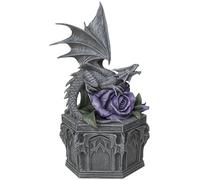 Nemesis Now Dragon Beauty Anne Stokes Boîte en résine Noir 25 cm
