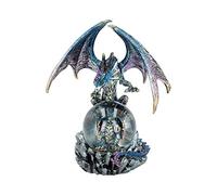 Nemesis Now Azul Oracle Boule à Neige en résine Bleu 19 cm