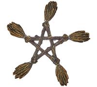 Nemesis Now B1866F6 Plaque Murale en polyrésine Motif Balai Marron 19 cm Taille Unique