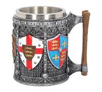 Nemesis Now B2405G6 English Tankard Mug 17.5cm Silver